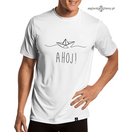 Koszulka męska AHOJ! (boat)