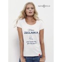 Koszulka damska premium Mama Żeglarka