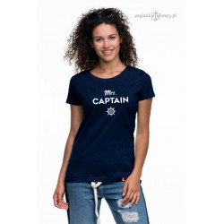 Koszulka damska premium strech Mrs. CAPTAIN :-)