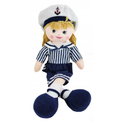Duża lalka Kapitanka, marynarskie ubranko :-)