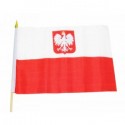 Mała flaga Polski - bandera - 21cm